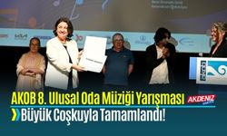 AKOB 8. Ulusal Oda Müziği Yarışması Büyük Coşkuyla Tamamlandı!