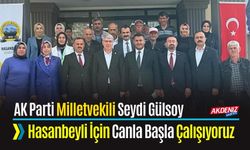 AK Parti heyeti, Hasanbeyli'de temaslarda bulundu