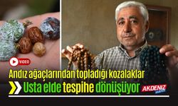 Andız Kozalak Çekirdekleri Usta Elde Tescilli Tespihe Dönüşüyor