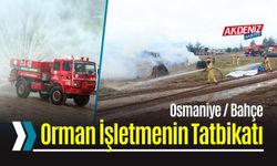 Orman Yangınlarına Karşı Tatbikat Gerçekleştirildi