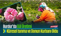 Burdur’da Gül Üretimi Küresel Isınma ve Donun Kurbanı Oldu
