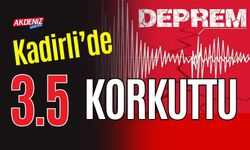 SON DAKİKA! Kadirli'de deprem