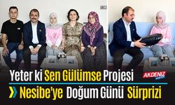 Kaymakam Dolu ve Eşinden Nesibe'ye Doğum Günü Sürprizi