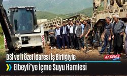 DSİ ve İl Özel İdaresi İş Birliğiyle Elbeyli’ye İçme Suyu Hamlesi