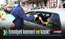 Emniyet kemeri ve kas kullanımı uyarısı yapıldı