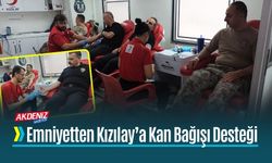 Emniyetten Kızılay’a Kan Bağışı Desteği