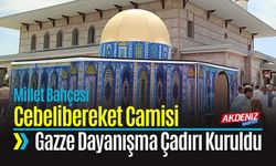 Osmaniye’de Gazze Dayanışma Çadırı kuruldu