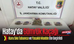 Hatay'da Gümrük Kaçağı Kuru Sıkı Tabanca ve Yasaklı Madde Ele Geçirildi
