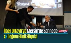 İlber Ortaylı'ya Mersin'de Sahnede Doğum Günü Sürprizi
