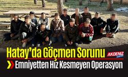 Hatay Emniyeti’nden Kaçak Göçmen Operasyonu