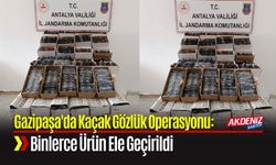 Gazipaşa'da Kaçak Gözlük Operasyonu: Binlerce Ürün Ele Geçirildi