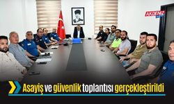İlçedeki güvenlik tedbirleri masaya yatırıldı