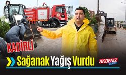 SON DAKİKA!... Sağanak Yağış Kadirli’yi Vurdu