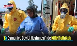 Osmaniye Devlet Hastanesi’nde KBRN Tatbikatı