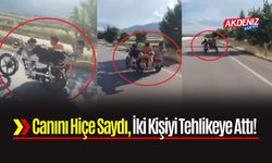 Canını Hiçe Saydı, İki Kişiyi Tehlikeye Attı!