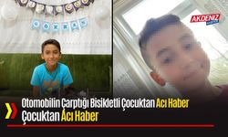 Mersin'de Otomobilin Çarptığı Bisikletli Çocuktan Acı Haber