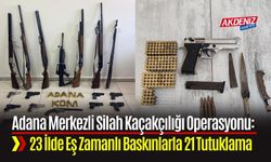 Adana Merkezli Silah Kaçakçılığı Operasyonu