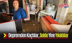 Depremden Kaçtılar, Selde Yine Yıkıldılar: Kadirli’de Aynı Aile İkinci Felaketi Yaşadı
