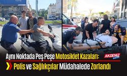 Peş Peşe Kaza: Polis ve Sağlıkçılar Müdahalede Zorlandı