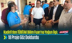 Kadirli'den TÜBİTAK Bilim Fuarı'na Yoğun İlgi; 18 Proje Göz Doldurdu