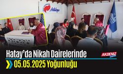 Hatay’da Nikah Dairelerinde 05.05.2025 Yoğunluğu