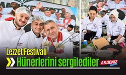 Genç Aşçılar Lezzet Festivalinde Yarıştı