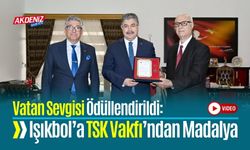 Vatan Sevgisi Ödüllendirildi: Mansur Işıkbol’a TSK Vakfı’ndan Madalya