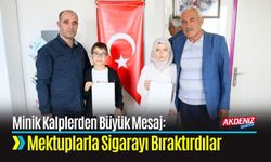 Minik Kalplerden Büyük Mesaj: Mektuplarla Sigarayı Bıraktırdılar