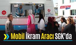 Diyanet Vakfı Mobil İkram Aracı, SGK’da çorba ikram etti