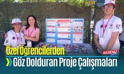 Özel Öğrenciler Projeleriyle Göz Doldurdu