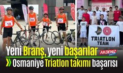 Osmaniye Triatlon takımı, şampiyon oldu