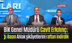 BİK Genel Müdürü Erkılınç: Basın Ahlak şikâyetlerini raftan indirdik