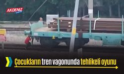 Burası Toprakkale; çocukların tren vagonunda tehlikeli oyunu