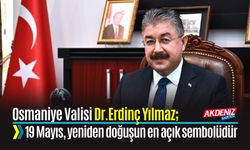 Vali Yılmaz, "19 Mayıs, gençlik; gençlik gelecek demektir"