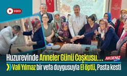 Osmaniye Huzurevinde Anneler Günü Coşkusu… Vali Yılmaz bir vefa duygusuyla El öptü, Pasta kesti…