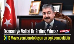 Vali Yılmaz, "19 Mayıs, gençlik; gençlik gelecek demektir"