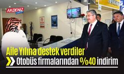 Aile Yılı İndirimi Yapan Otobüs Firmalarına Vali  Ziyareti