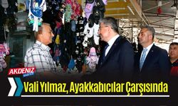 Vali Yılmaz, Ayakkabılar Çarşısı Esnafını Dinledi