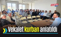 Osmaniye'de din görevlilerine vekalet kurban anlatıldı