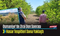 Üreticilerin Zirai Don Başvurularında Son Aşamaya Gelindi