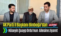 Osmaniye AK Parti İl Başkanı Binboğa'dan Gazze Gemisindeki Aktivistin Ailesine Ziyareti