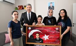 Osmaniye Valisi Yılmaz, şehit ailesi ziyaretinde bulundu