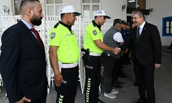 Osmaniye Valisi Yılmaz ve Protokol, Polisle Bayramlaştı