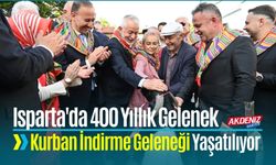Isparta'da 400 Yıllık Kurban İndirme Geleneği Yaşatılıyor
