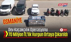 Osmaniye'de Kaçak Sigara ve Kara Para Operasyonu
