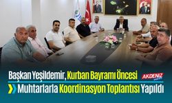 Başkan Yeşildemir’den Kurban Bayramı Öncesi Hazırlık Toplantısı