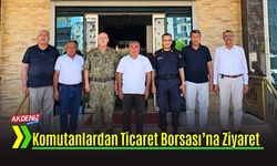 Osmaniye'de Komutanlardan Ticaret Borsası’na Ziyareti
