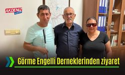 Osmaniye'de Görme Engelli Derneklerden Osman Turunç’a Ziyaret