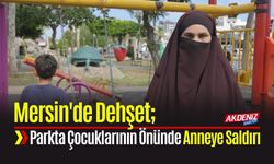 Mersin'de Parkta 2 Çocuğunun Önünde Anneye Saldırı