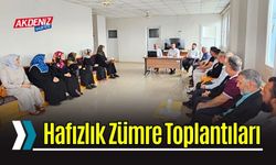 Müftü Çakmak başkanlığında zümre toplantısı yapıldı